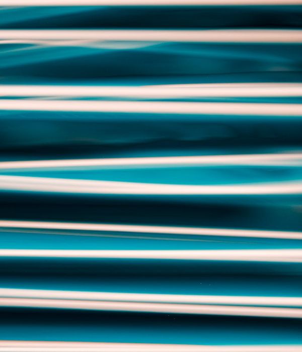 Abstract glowing violet energy waves symbolizing inner peace